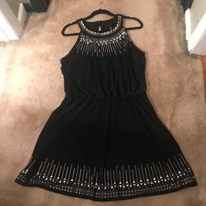 WHBM Sleeveless Studded Stretch Dress.